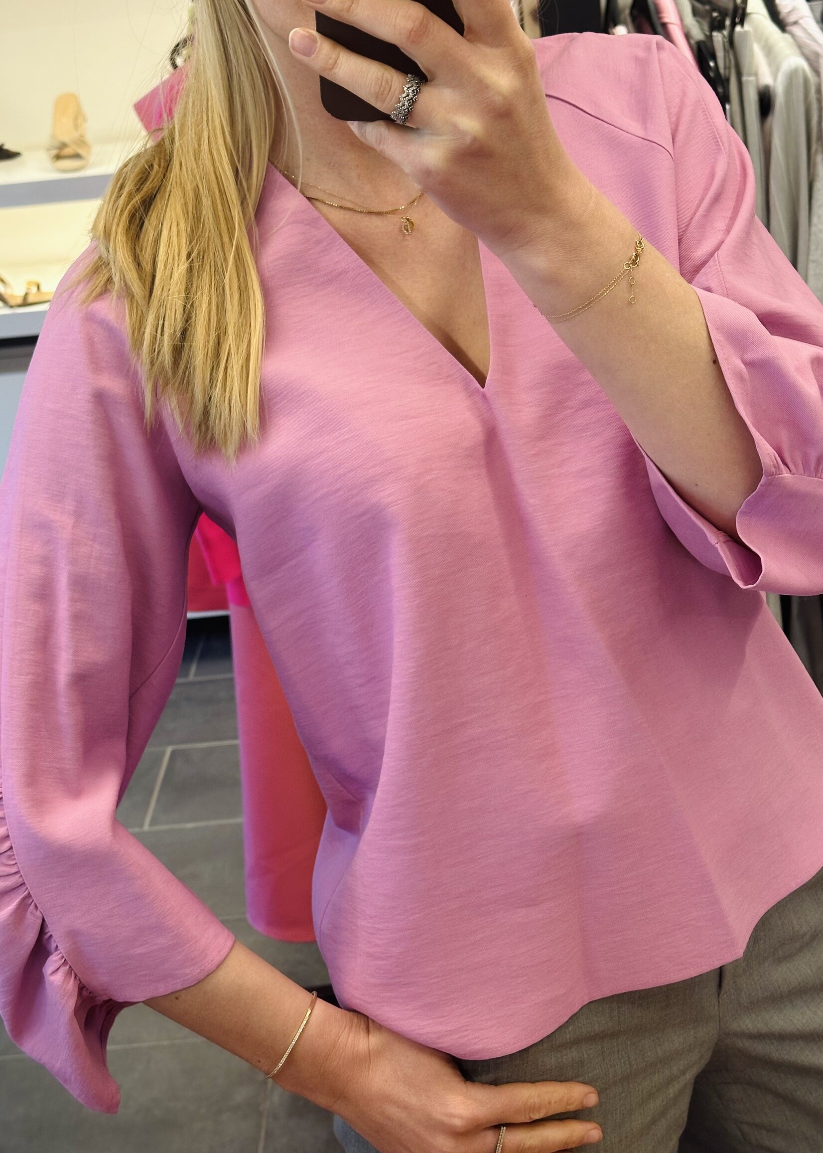 Blouse Rule N° 25 Twill Viscose Violet