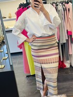 Skirt Rule N°1 Jacquard Stripes Sand Mix