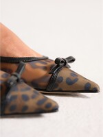 Leopard slingback