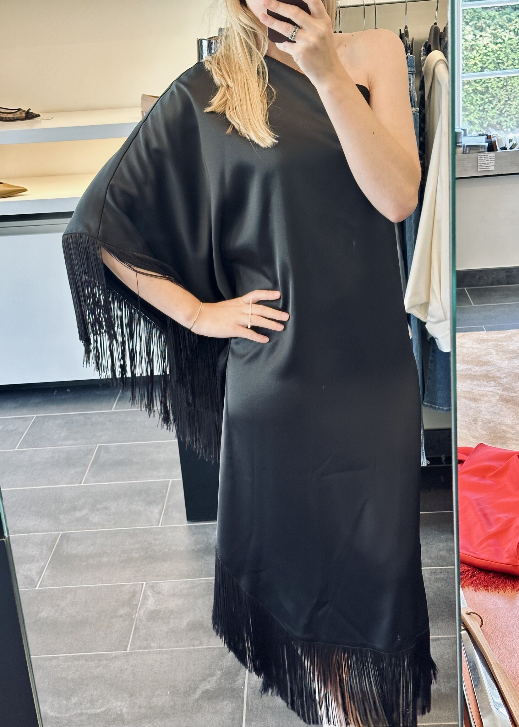 Dress Ciri Lunar Fringes Black