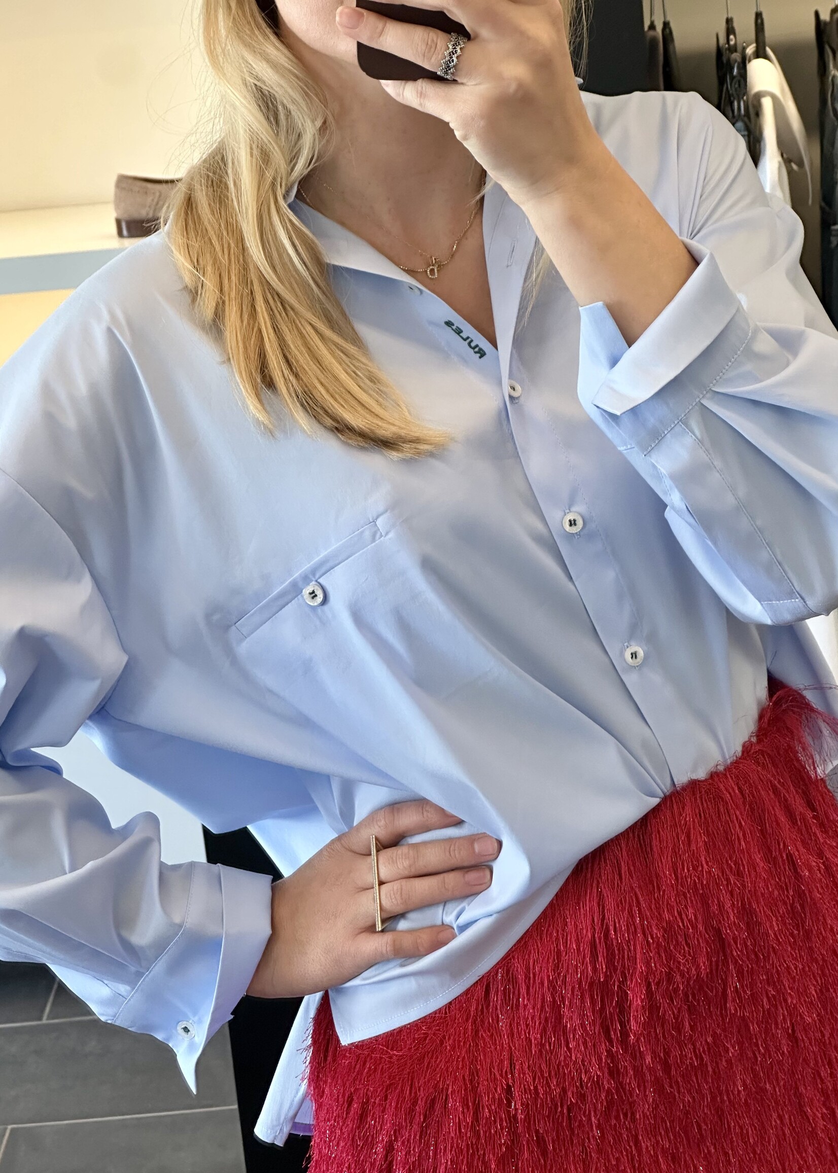 Blouse Rule N°57 Poplin Sky