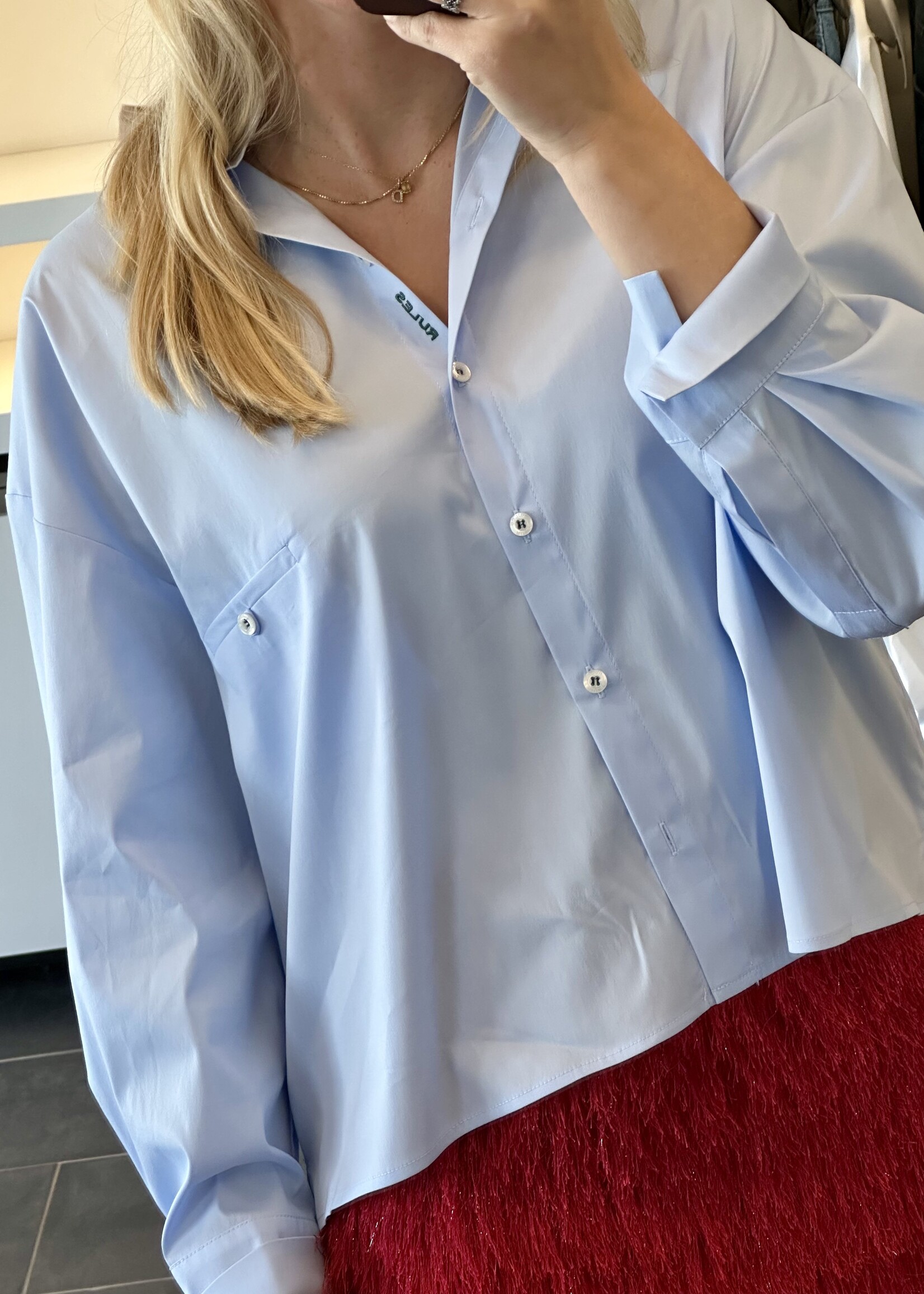 Blouse Rule N°57 Poplin Sky