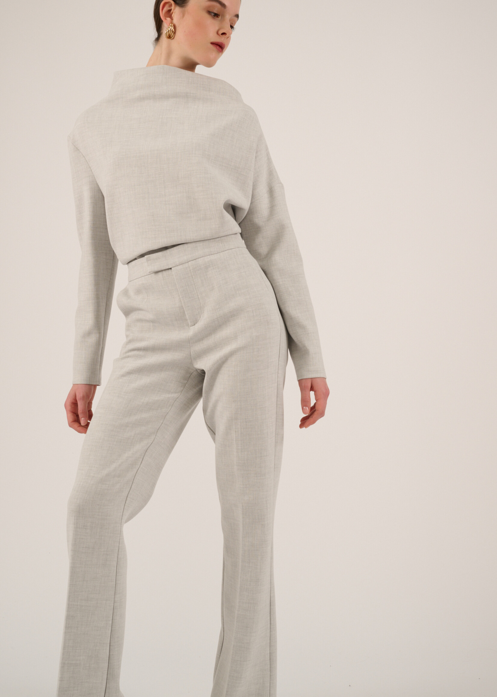Laure Trousers Mist Grey