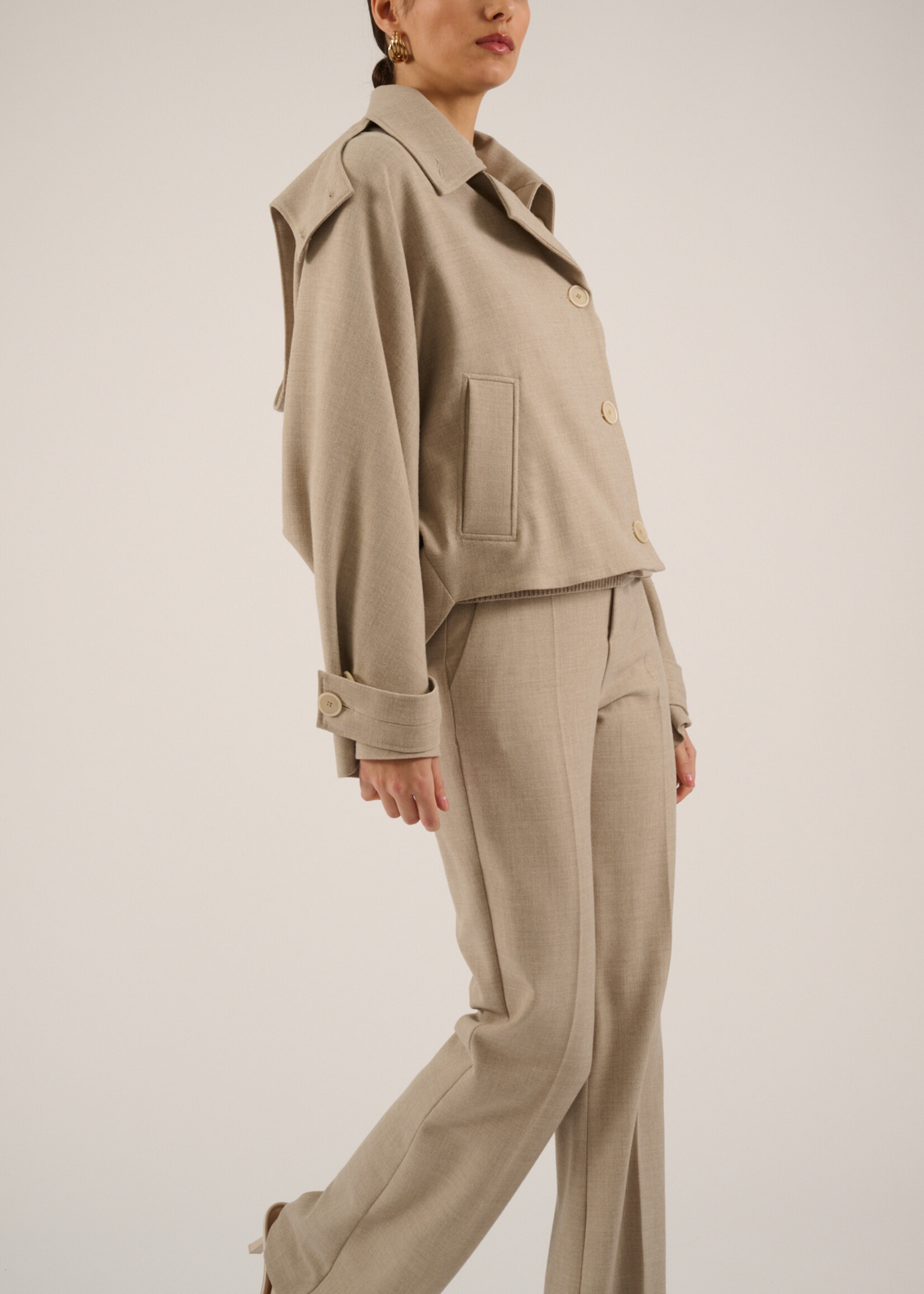 Baume Trousers Driftwood