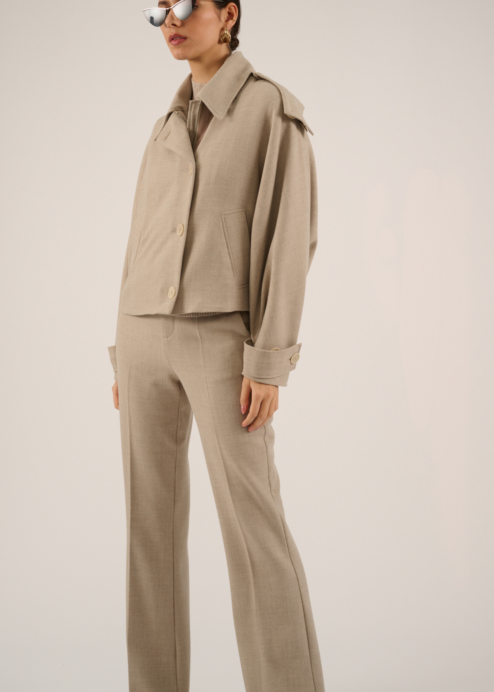 Baume Trousers Driftwood