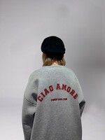Crewneck Sweatshirt Ciao Amore Grey