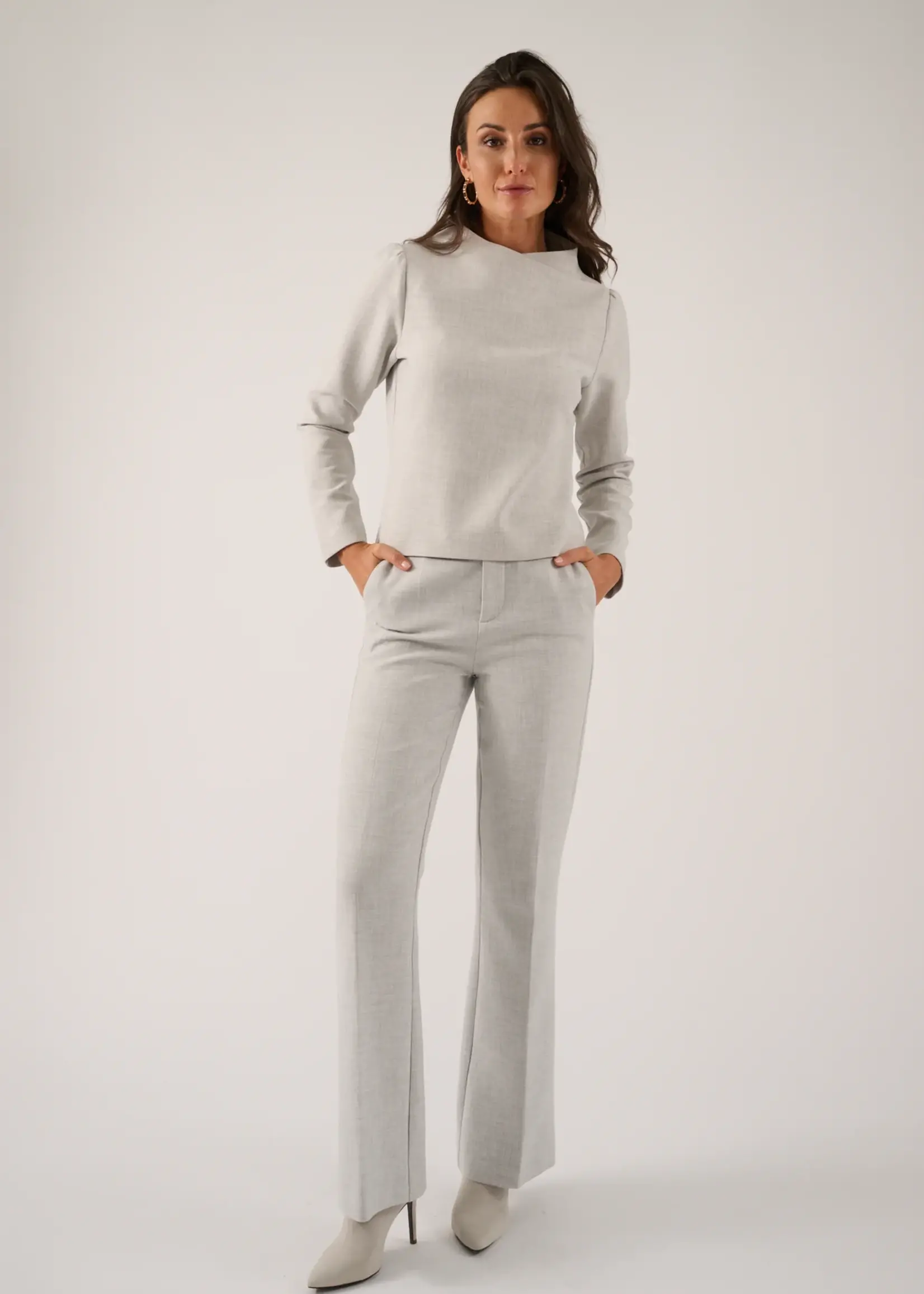 Laure Trousers Mist Grey