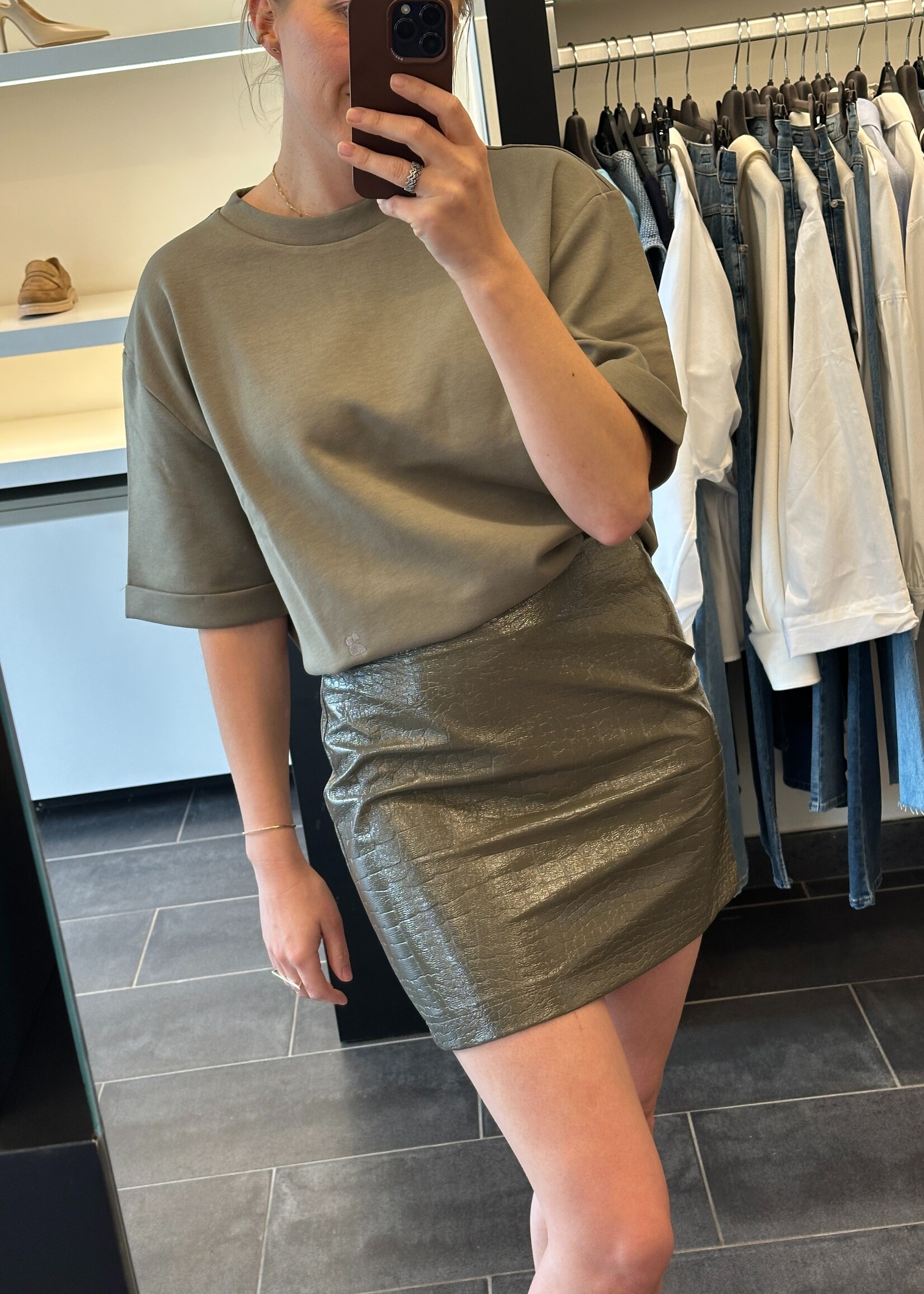 T-Shirt Garance Jersey Faded Green