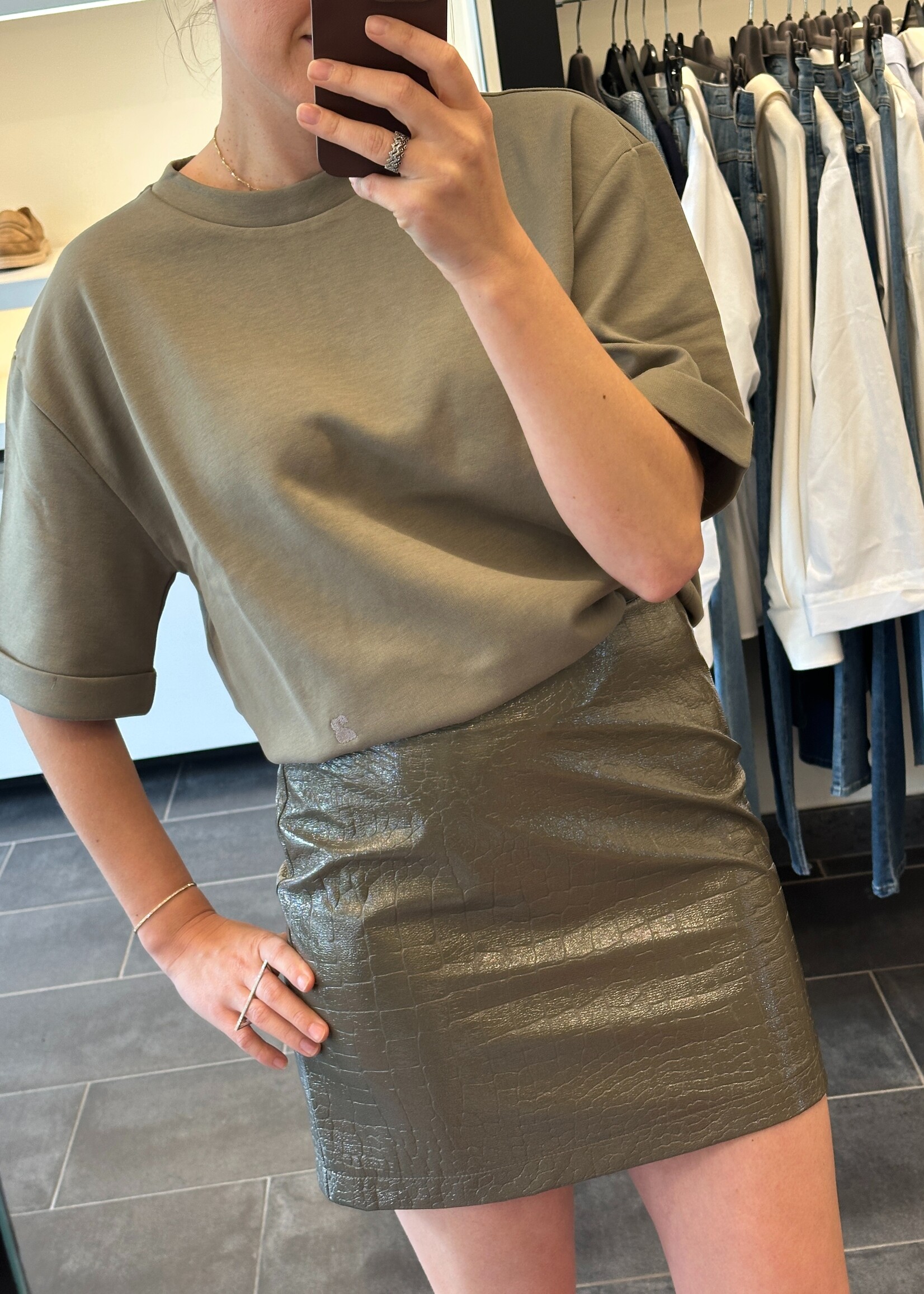 T-Shirt Garance Jersey Faded Green