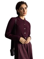 Bordeaux Polo Pull