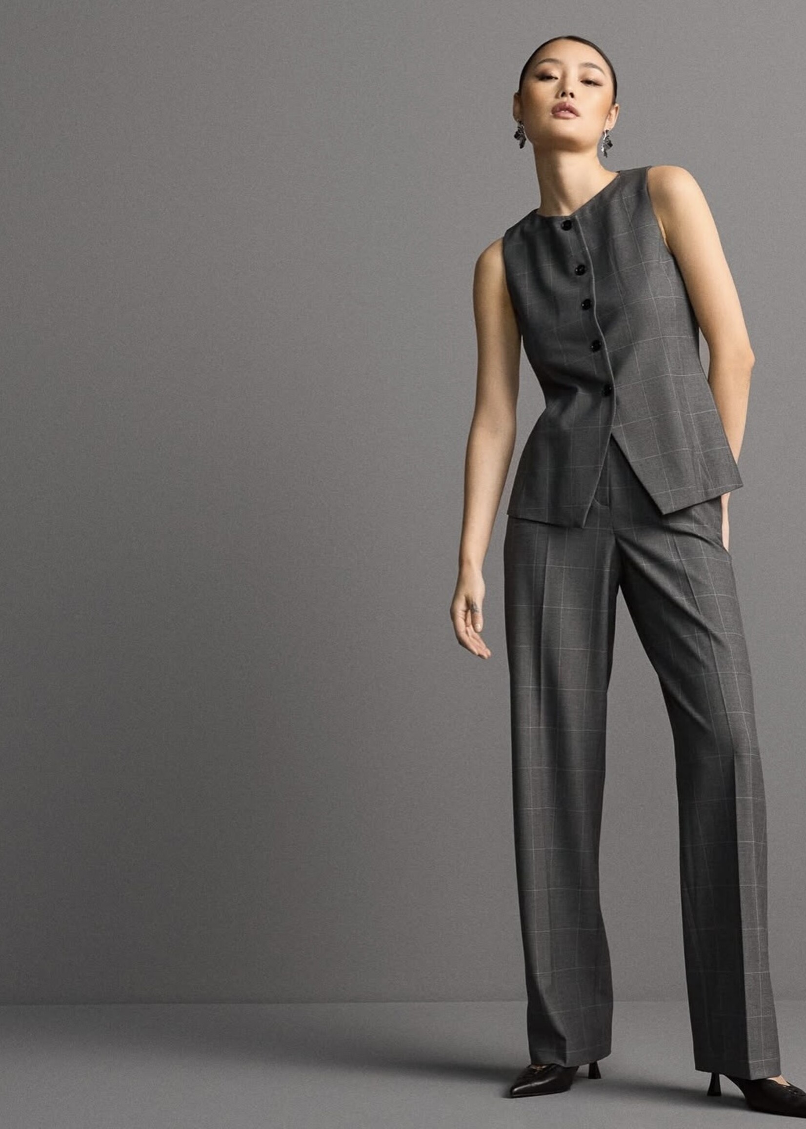 Rock Patterned Pants Wide Fit Trousers