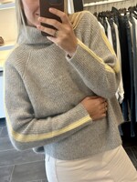 Pull Rule N°49 Woolmix Gray/Cream