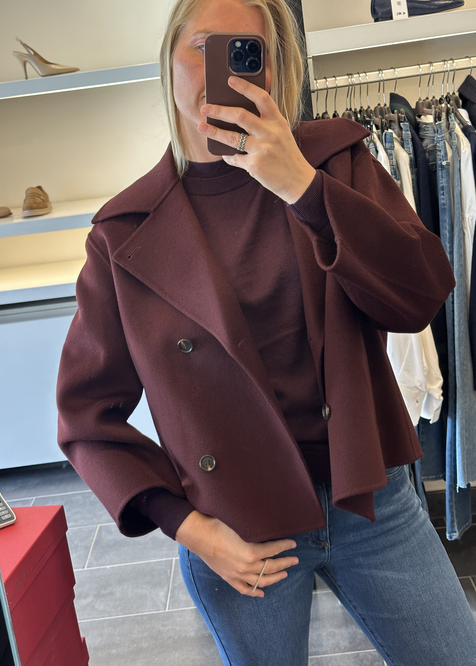 Manila Vest Wool Shiraz