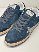 Petrol suède sneaker