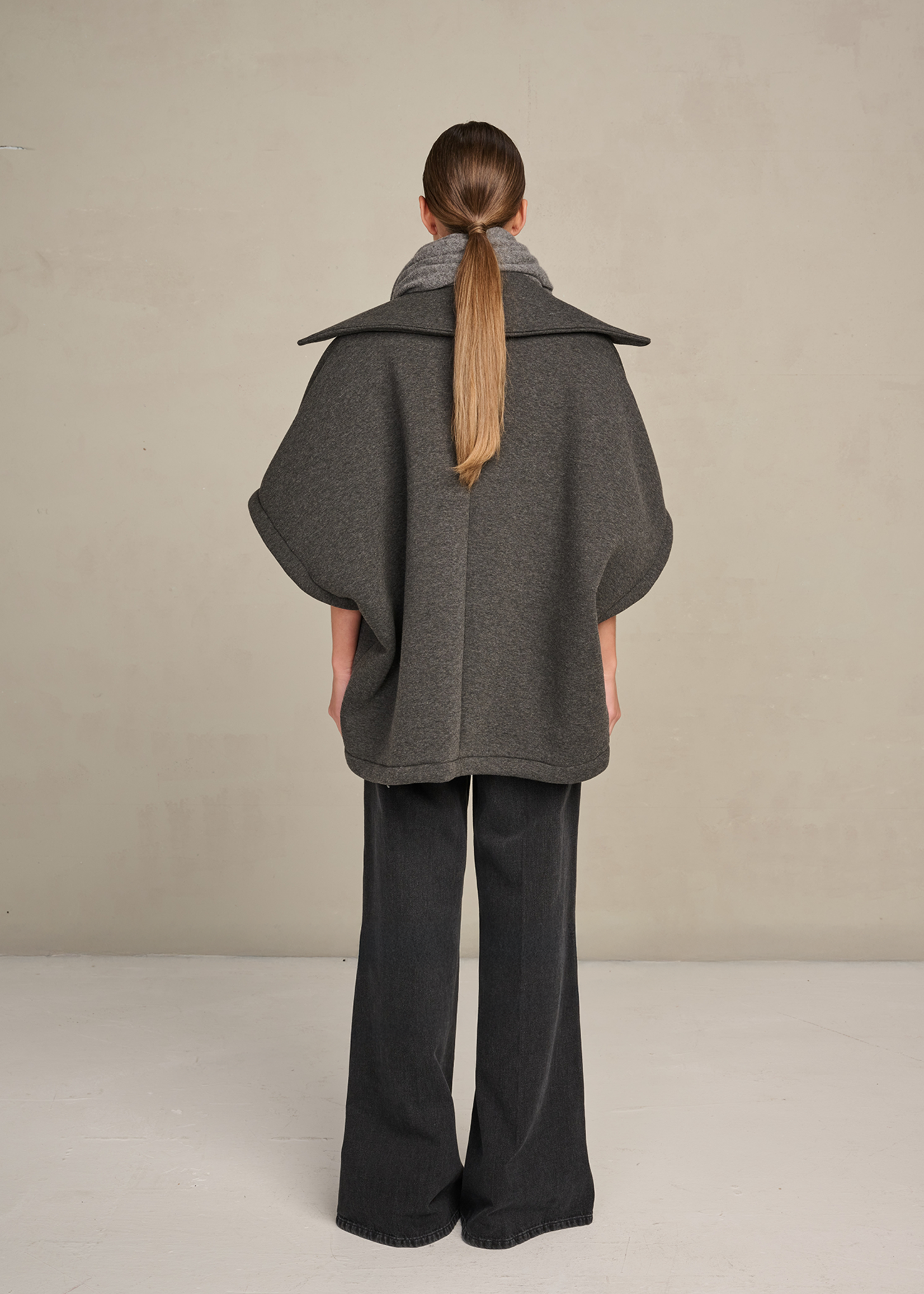 Rylee Vest Heavy Brushed Terry Grey