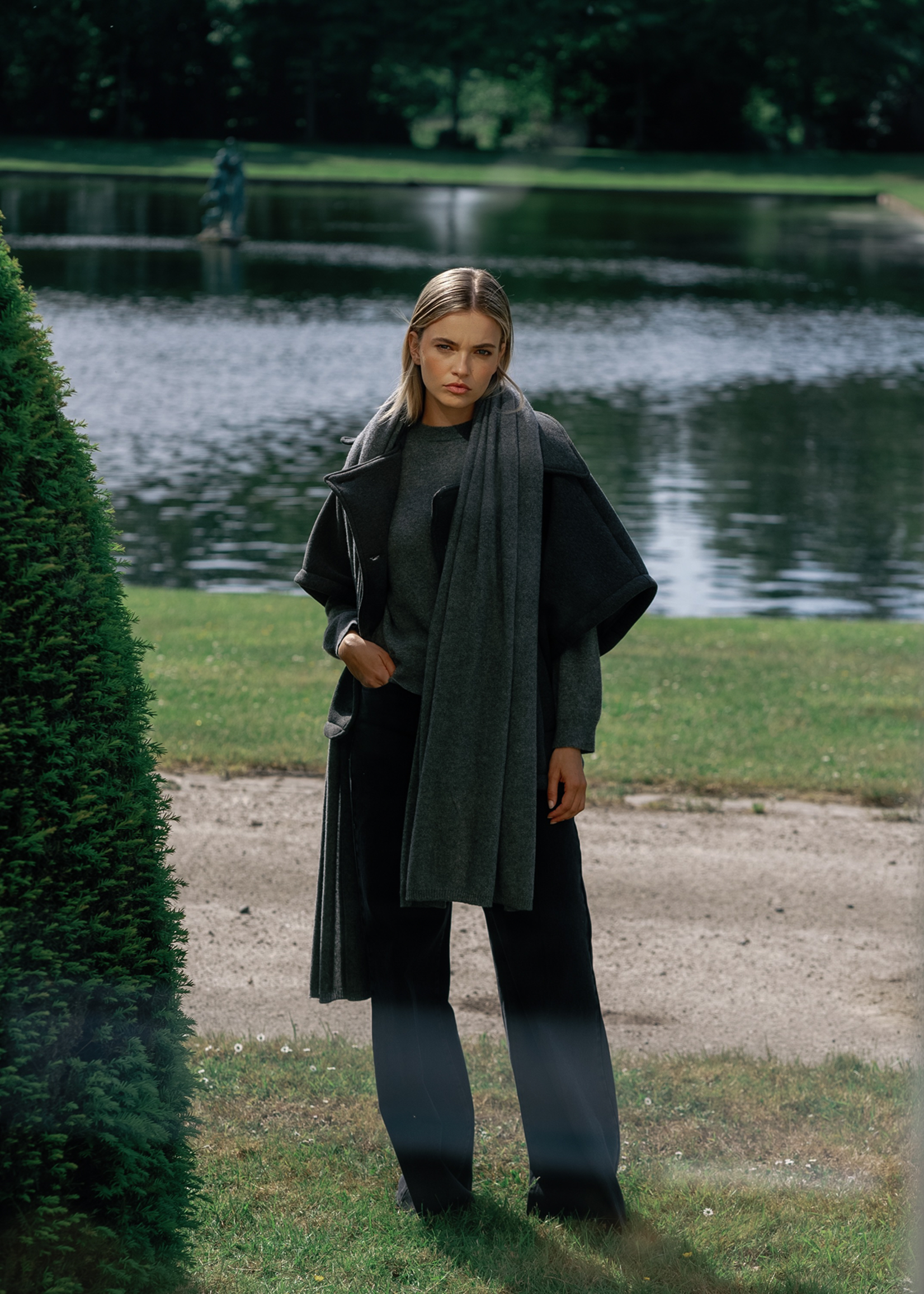 Rylee Vest Heavy Brushed Terry Grey