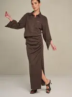 Skirt Constanza Skirt Lyocel Chocolat