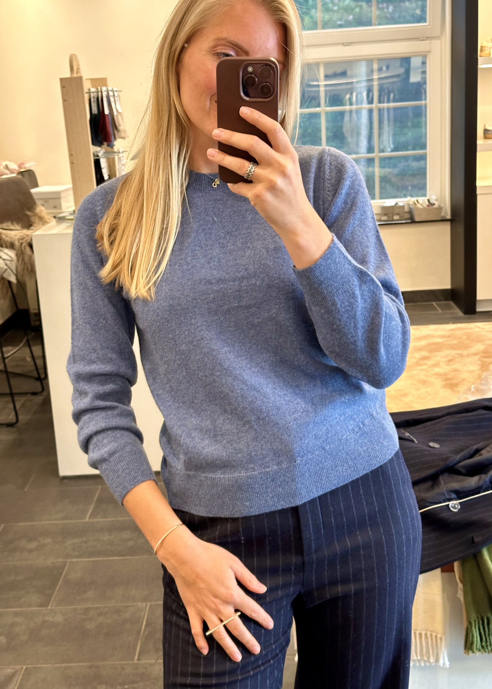 Pull Liva Cashmere Cloudy Blue