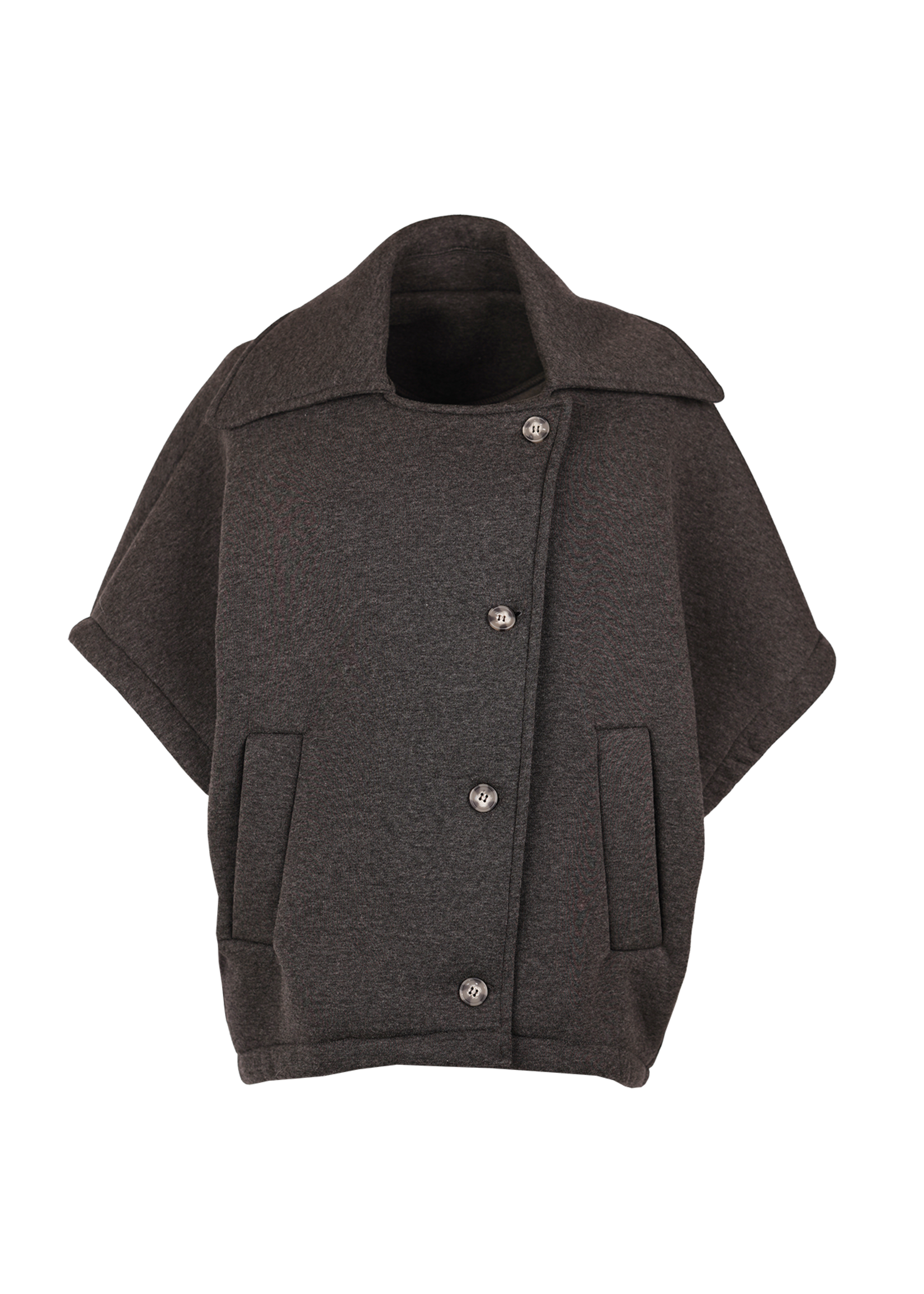 Rylee Vest Heavy Brushed Terry Grey