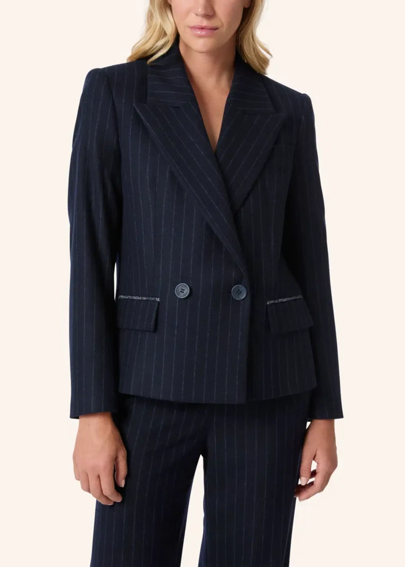 Navy Stripes Blazer