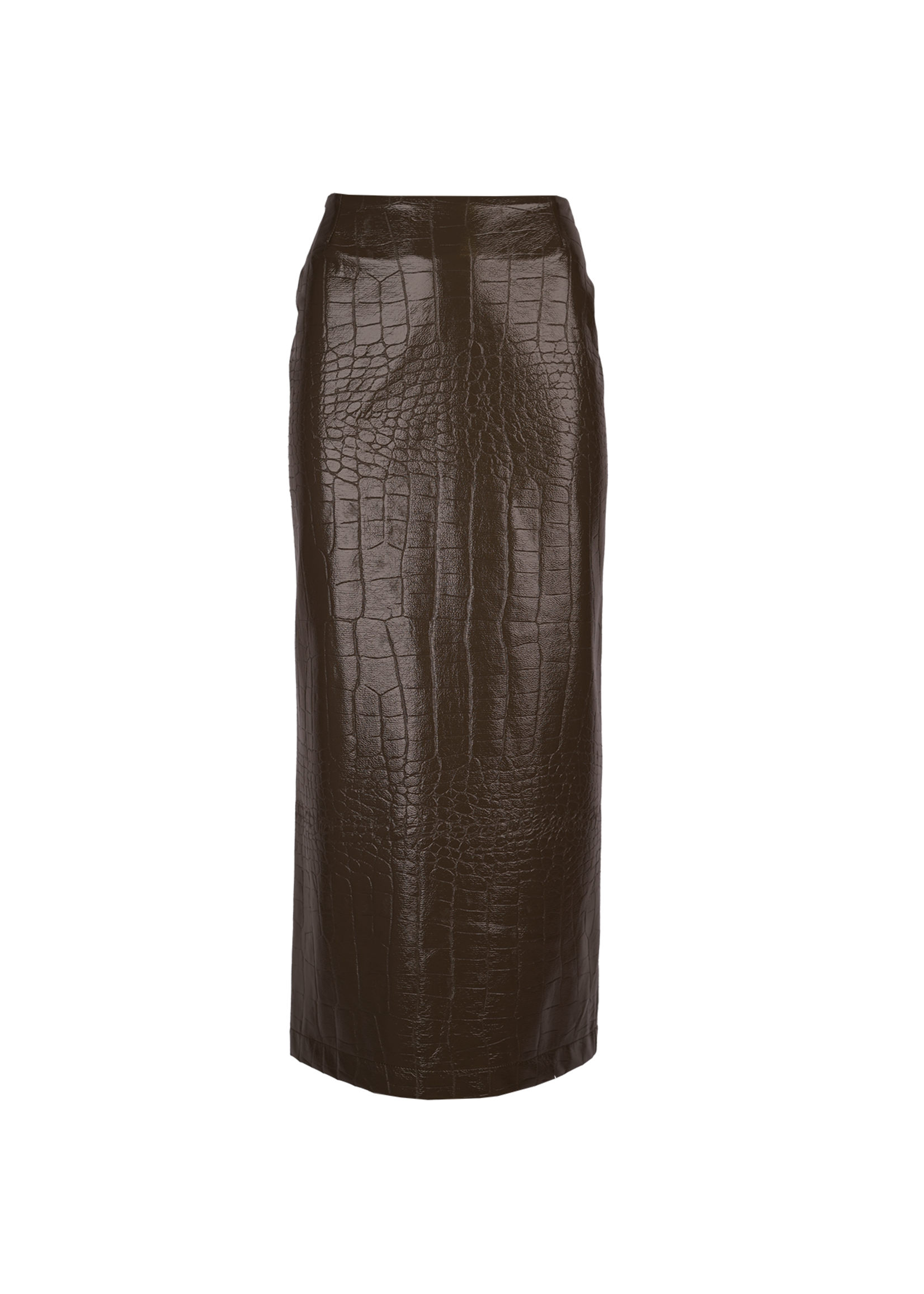 Skirt Cleo Croco Chocolat