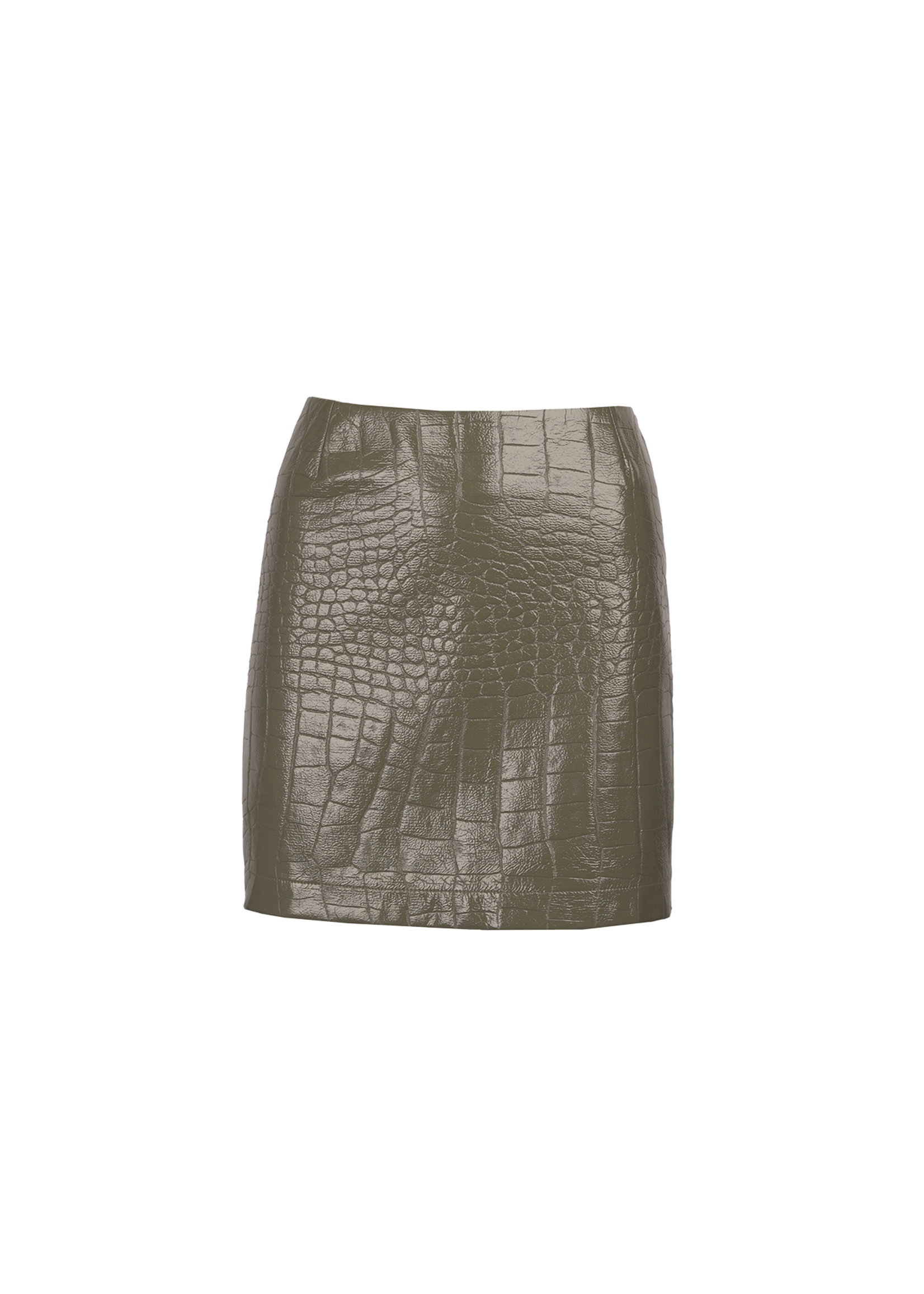 Skirt Cerelia Croco Faded Green