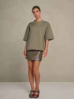 T-Shirt Garance Jersey Faded Green