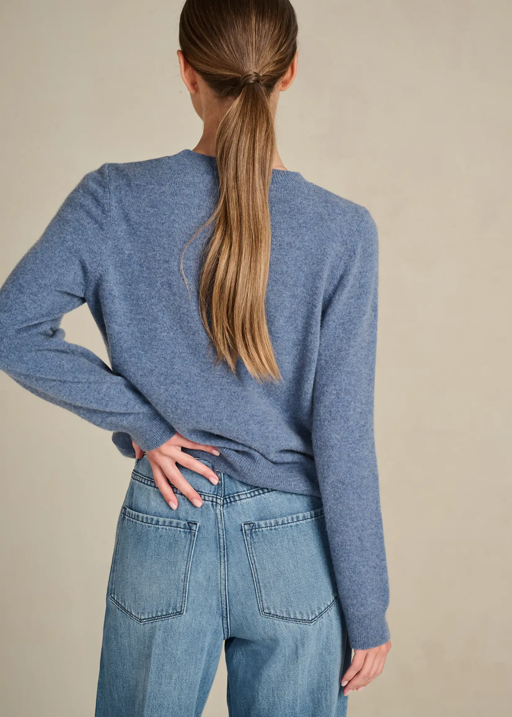 Pull Liva Cashmere Cloudy Blue