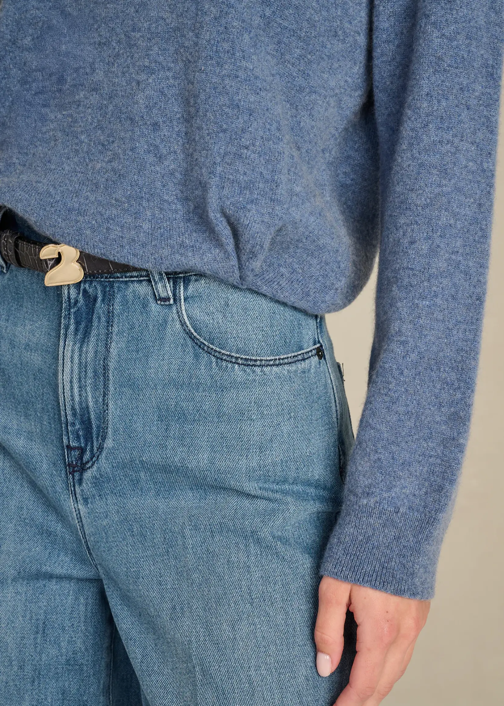 Pull Liva Cashmere Cloudy Blue