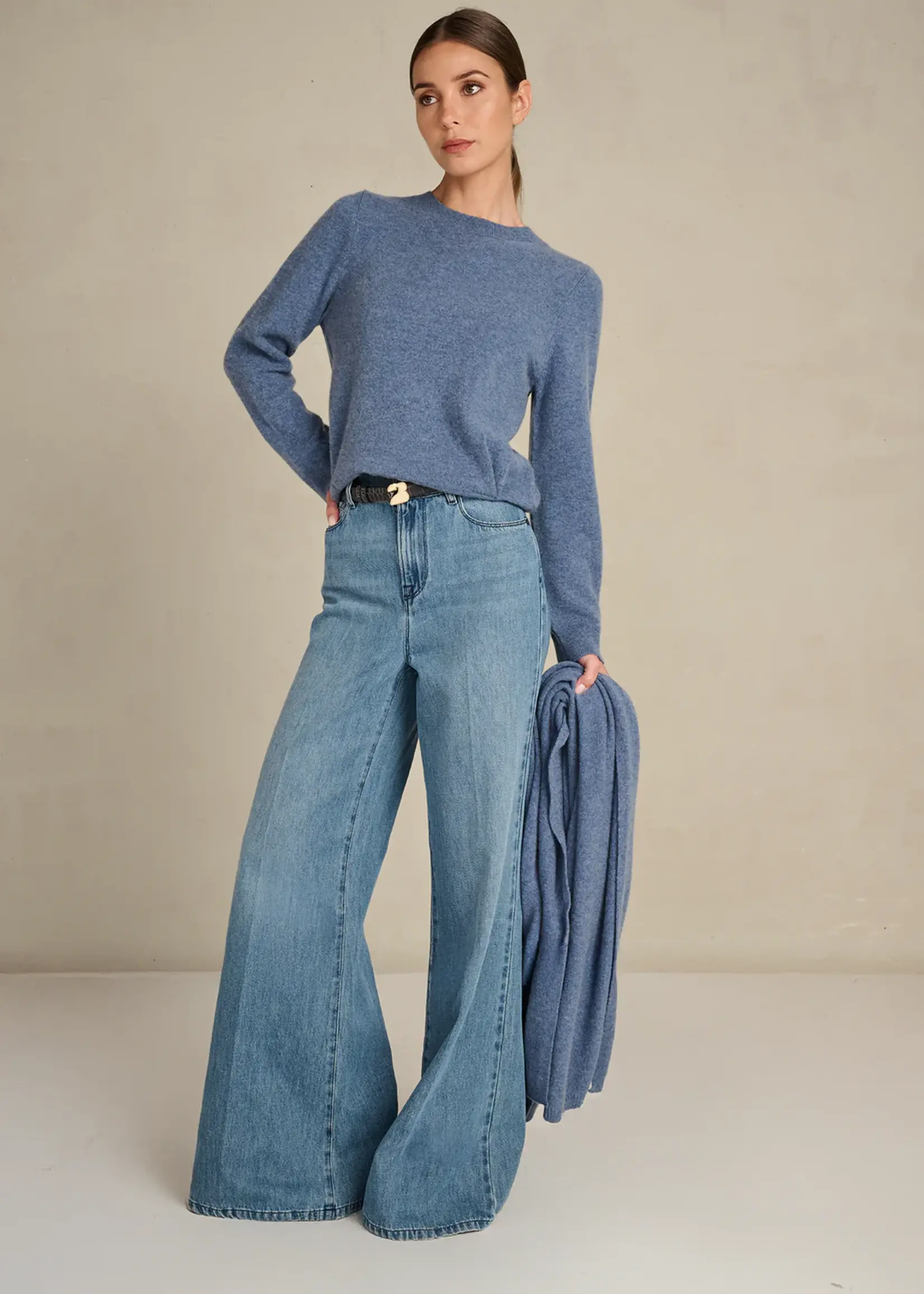 Pull Liva Cashmere Cloudy Blue