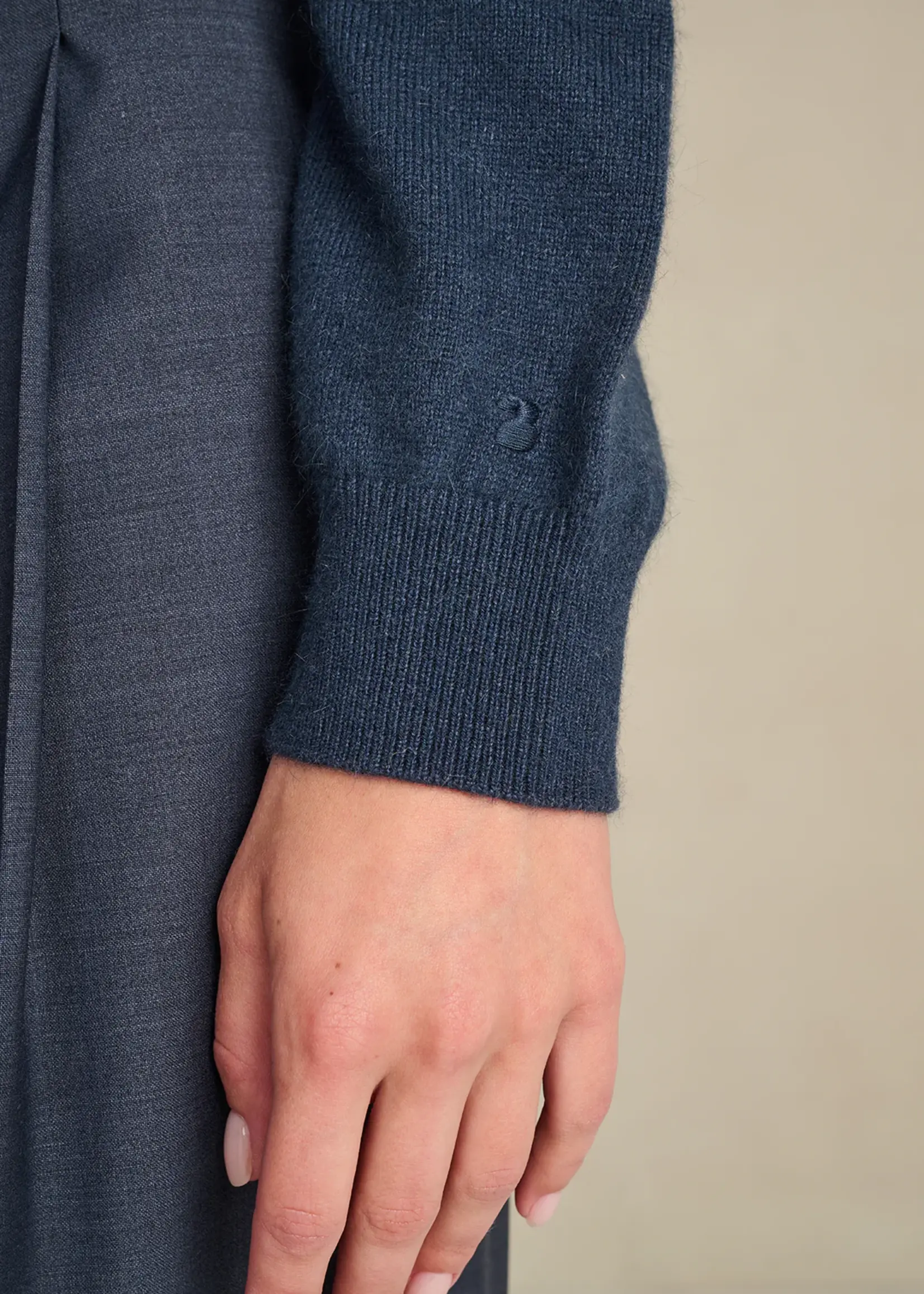 Pull Agata Woolblend Cloudy Blue