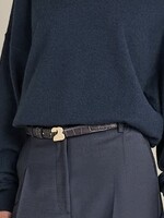 Ava Belt Cloudy Blue Croco