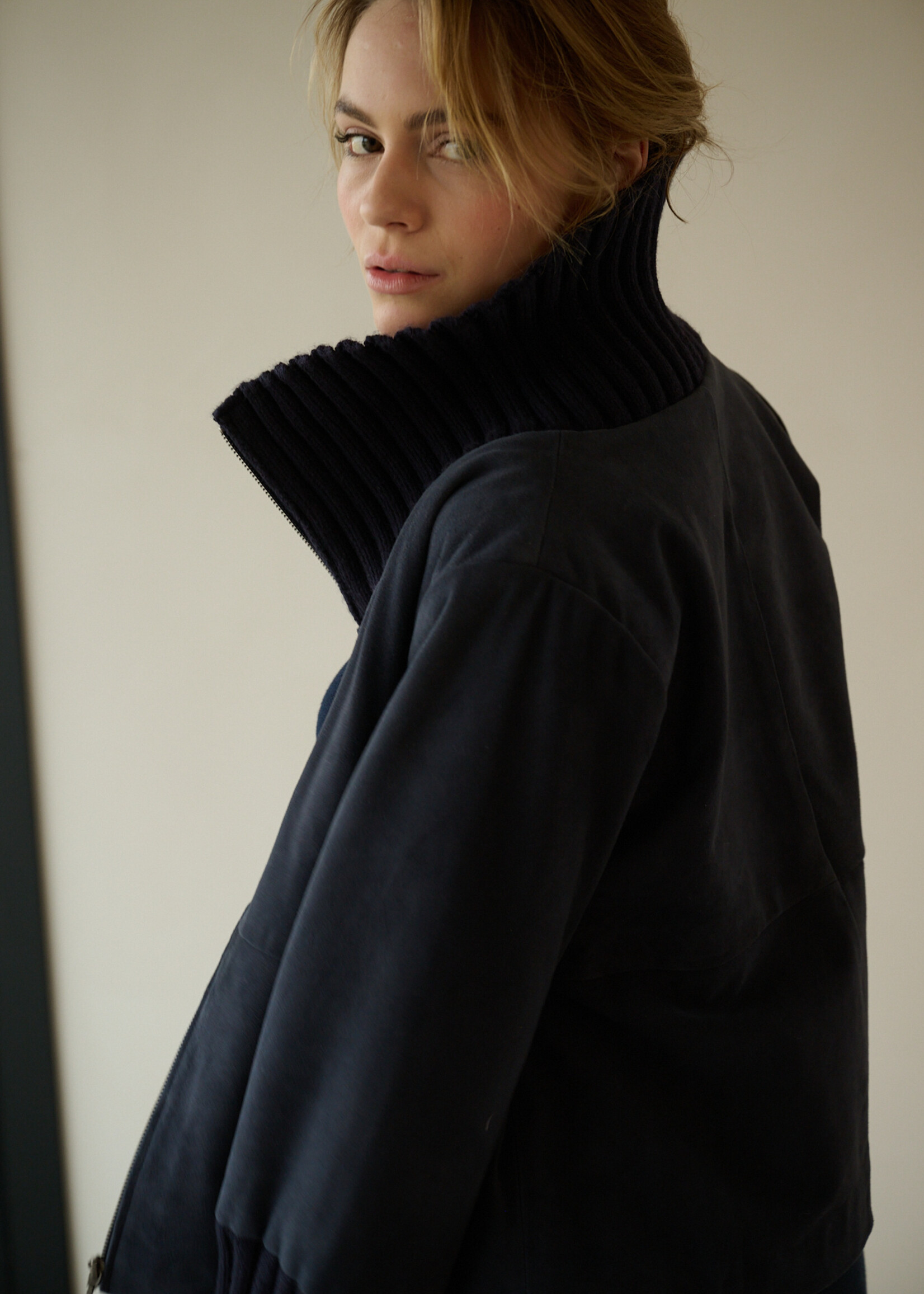 Nate Jacket Navy Midnight Blue