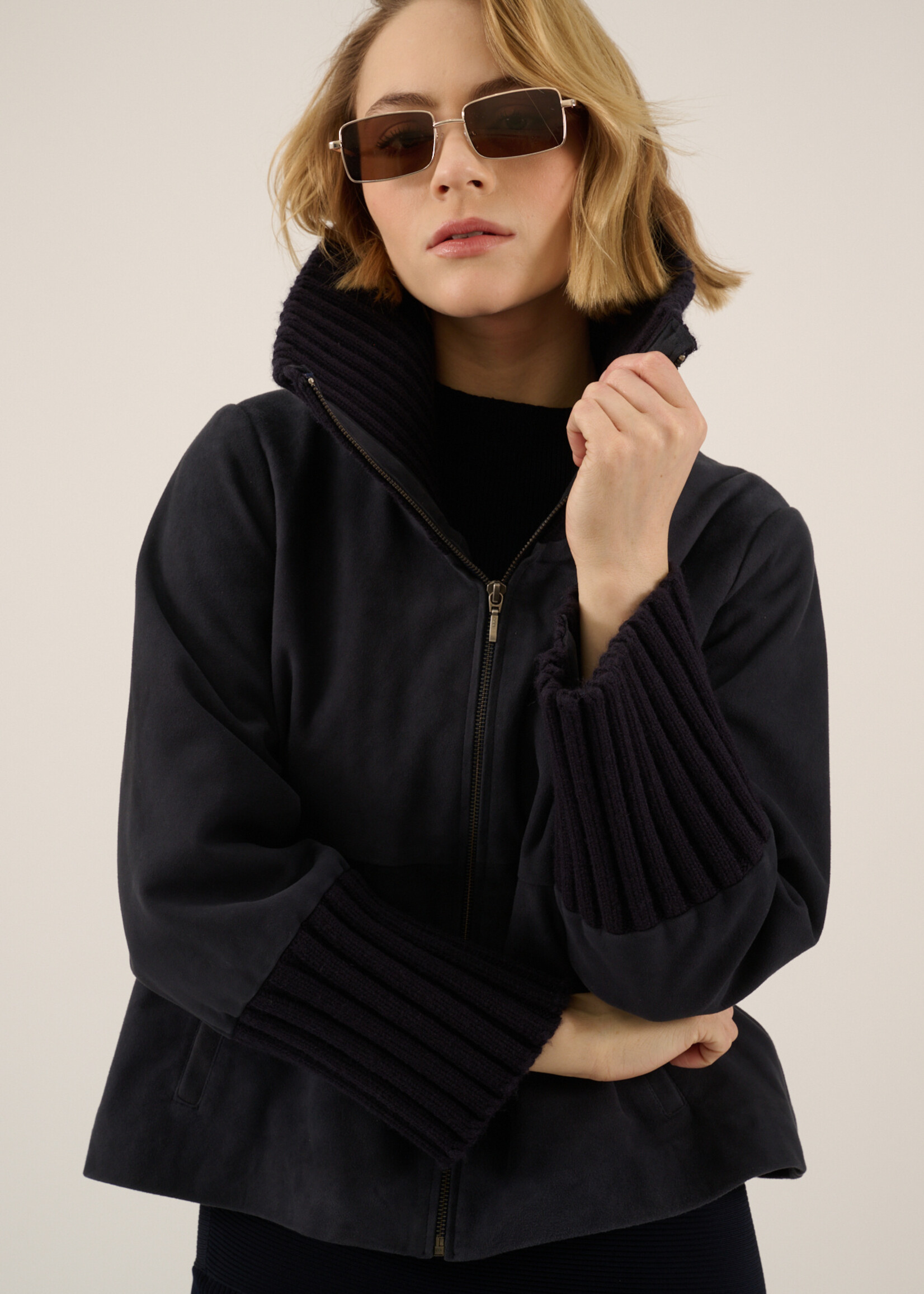 Nate Jacket Navy Midnight Blue