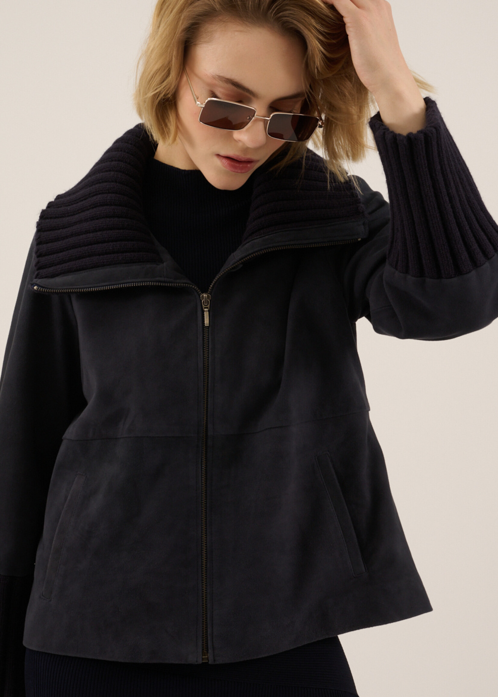 Nate Jacket Navy Midnight Blue