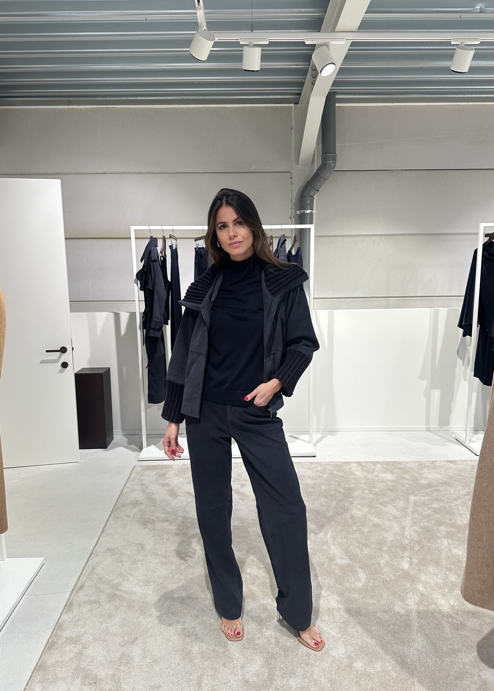 Nate Jacket Navy Midnight Blue