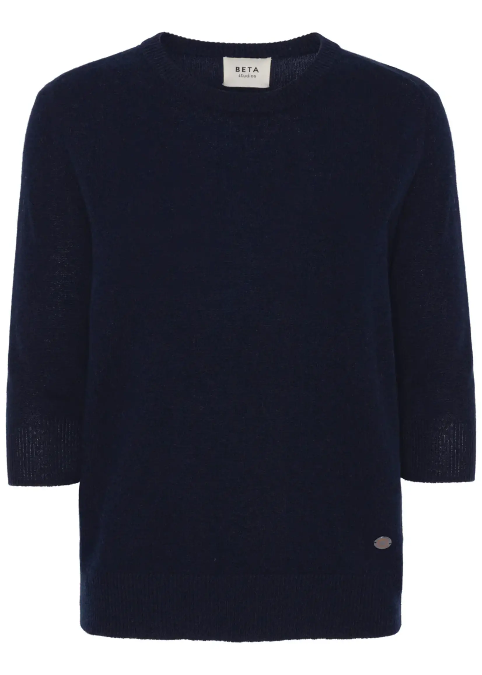 Lady Sleeve Crew Neck Navy