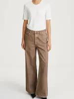 Kayne Denim Trousers Brown