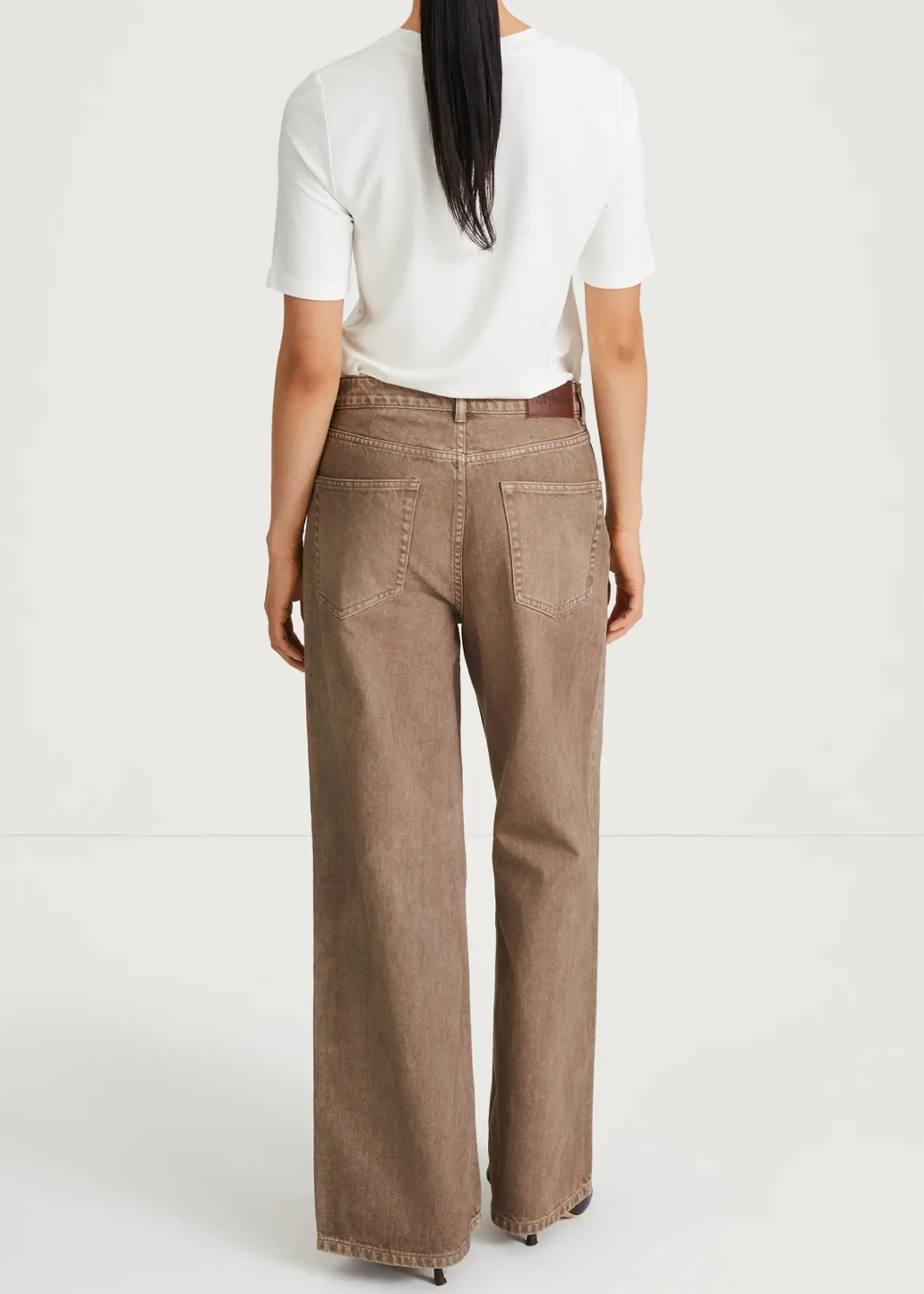 Kayne Denim Trousers Brown