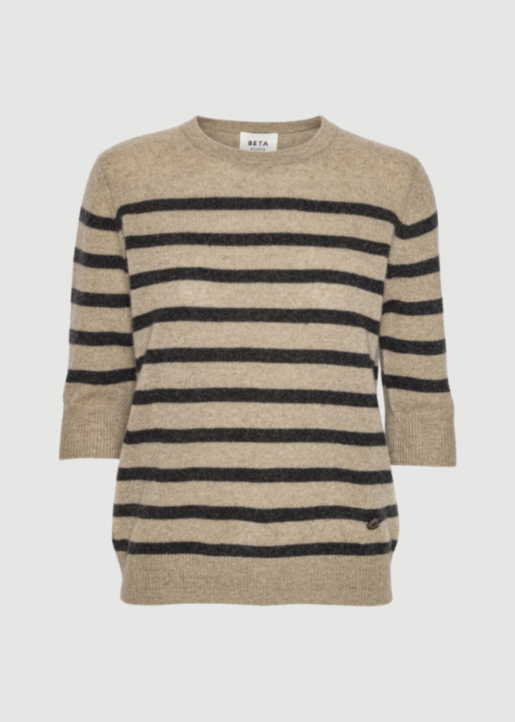 Bianca Striped Lady Sleeve Oak/Anthracite Grey