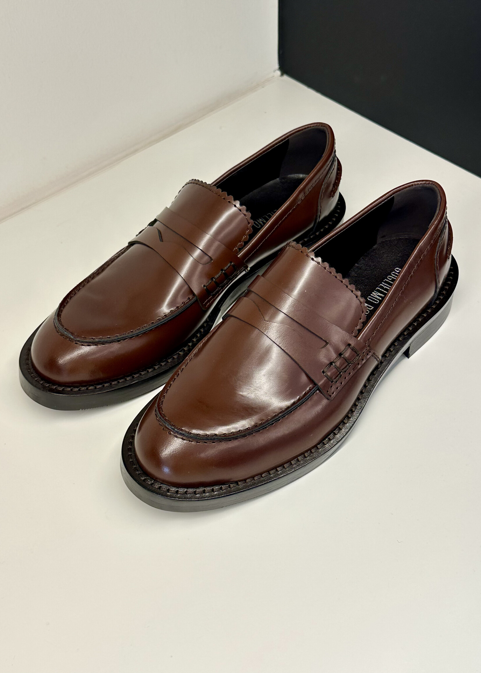 Kastanjebruine mocassin