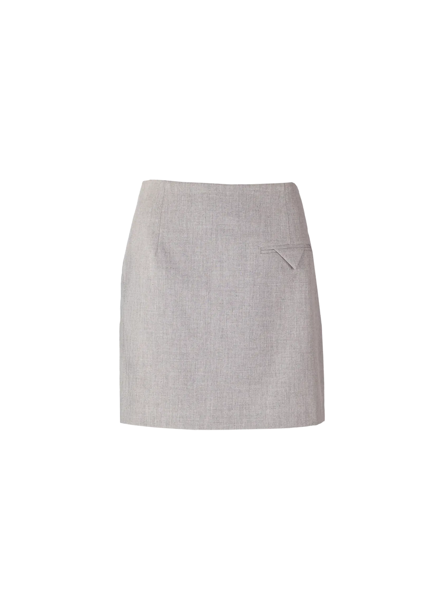 Cody Skirt Coolwool Silver Grey