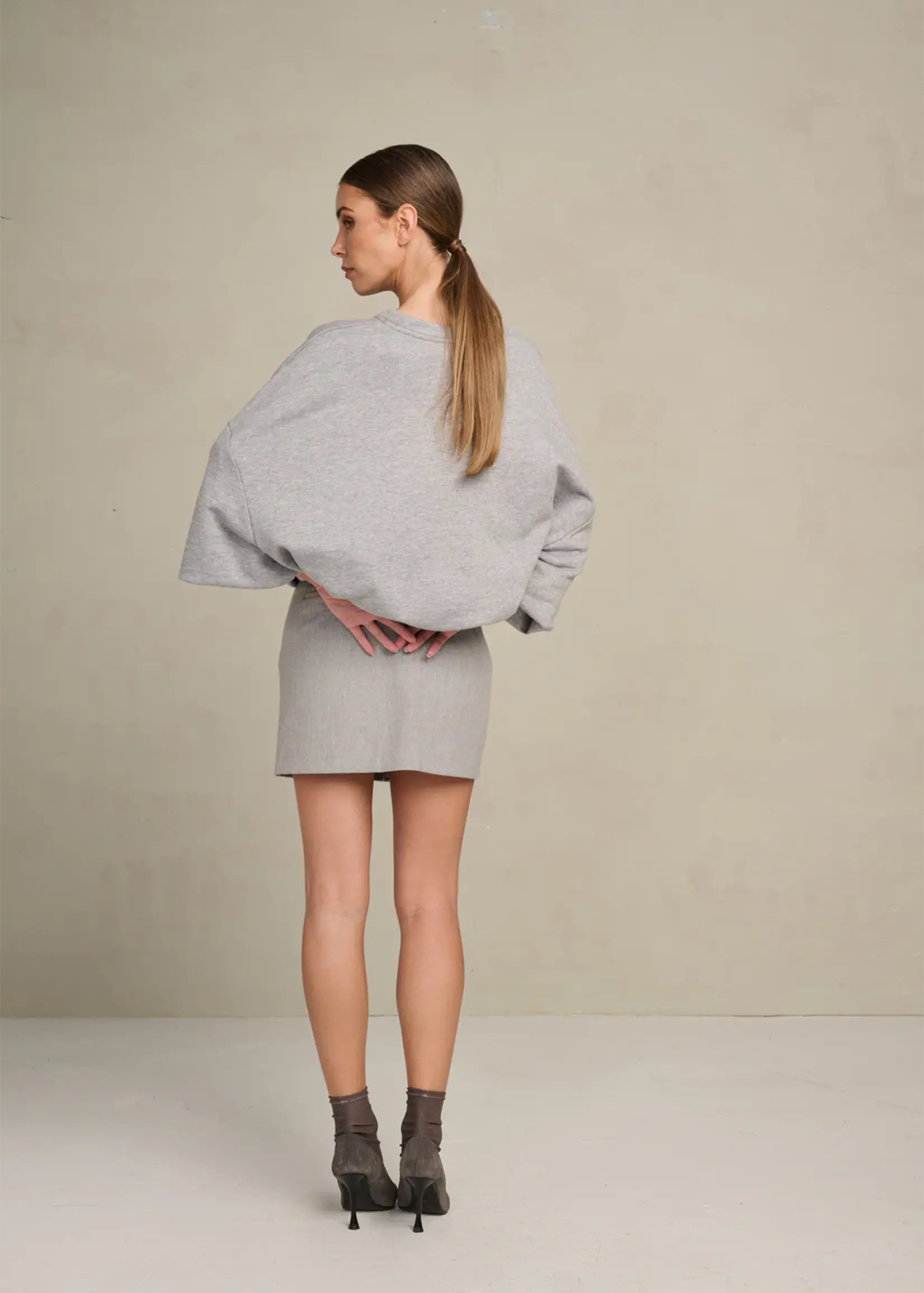 Cody Skirt Coolwool Silver Grey