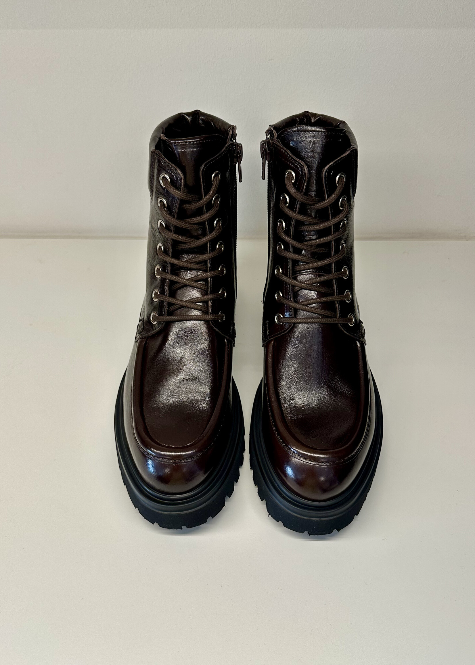 Donkerbruine bottine