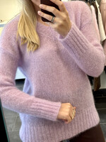 V-Neck Kid Mohair Lila