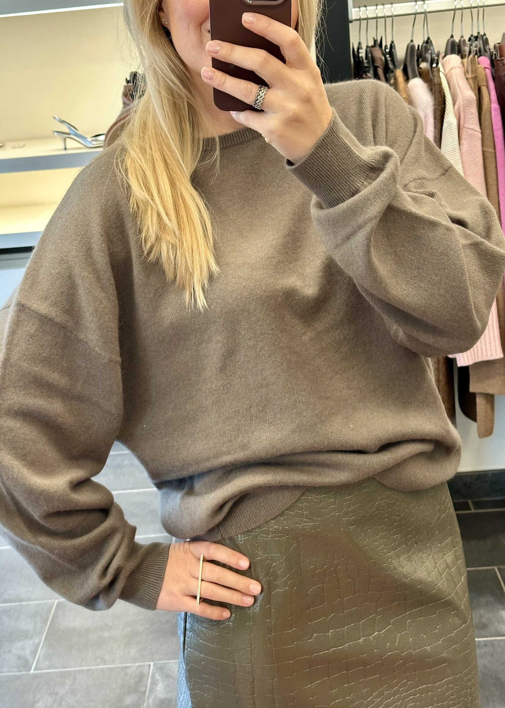 Pull Agata Woolblend Faded Green