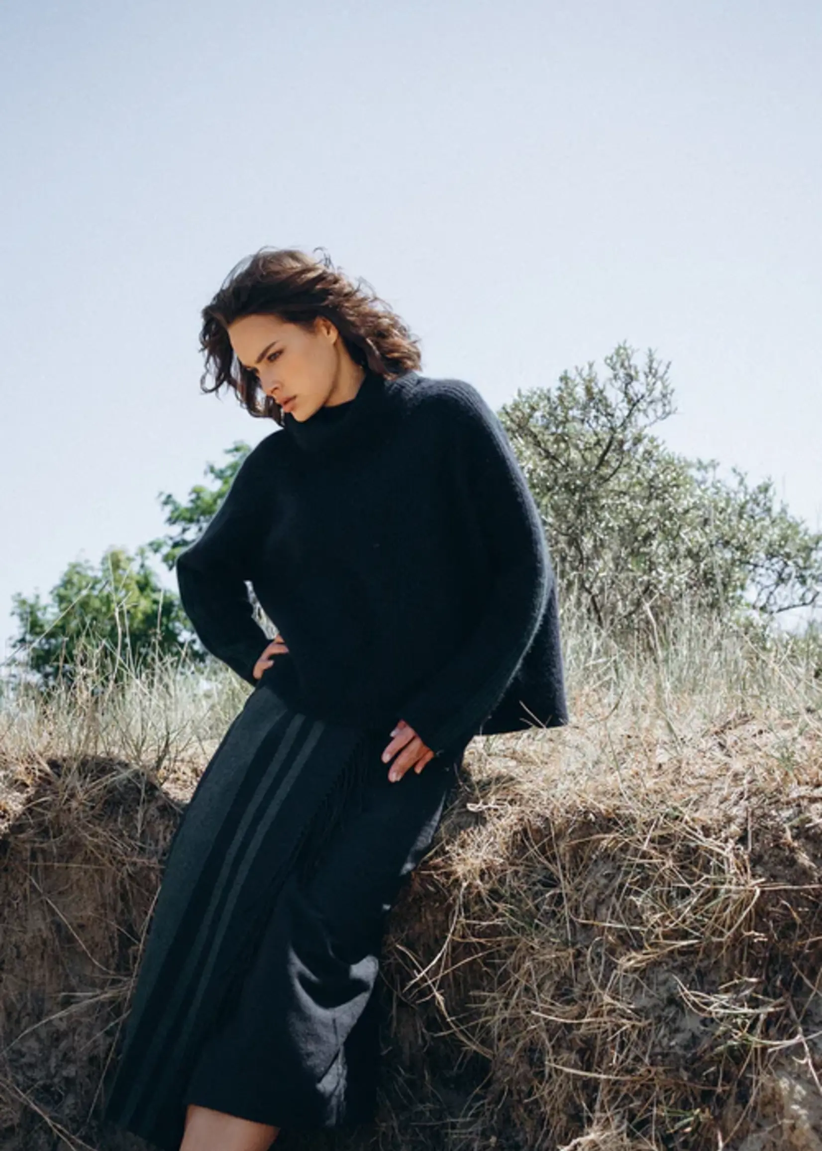 Pull Rule N°49 Woolmix Sapphire/Forest