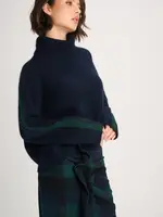 Pull Rule N°49 Woolmix Sapphire/Forest