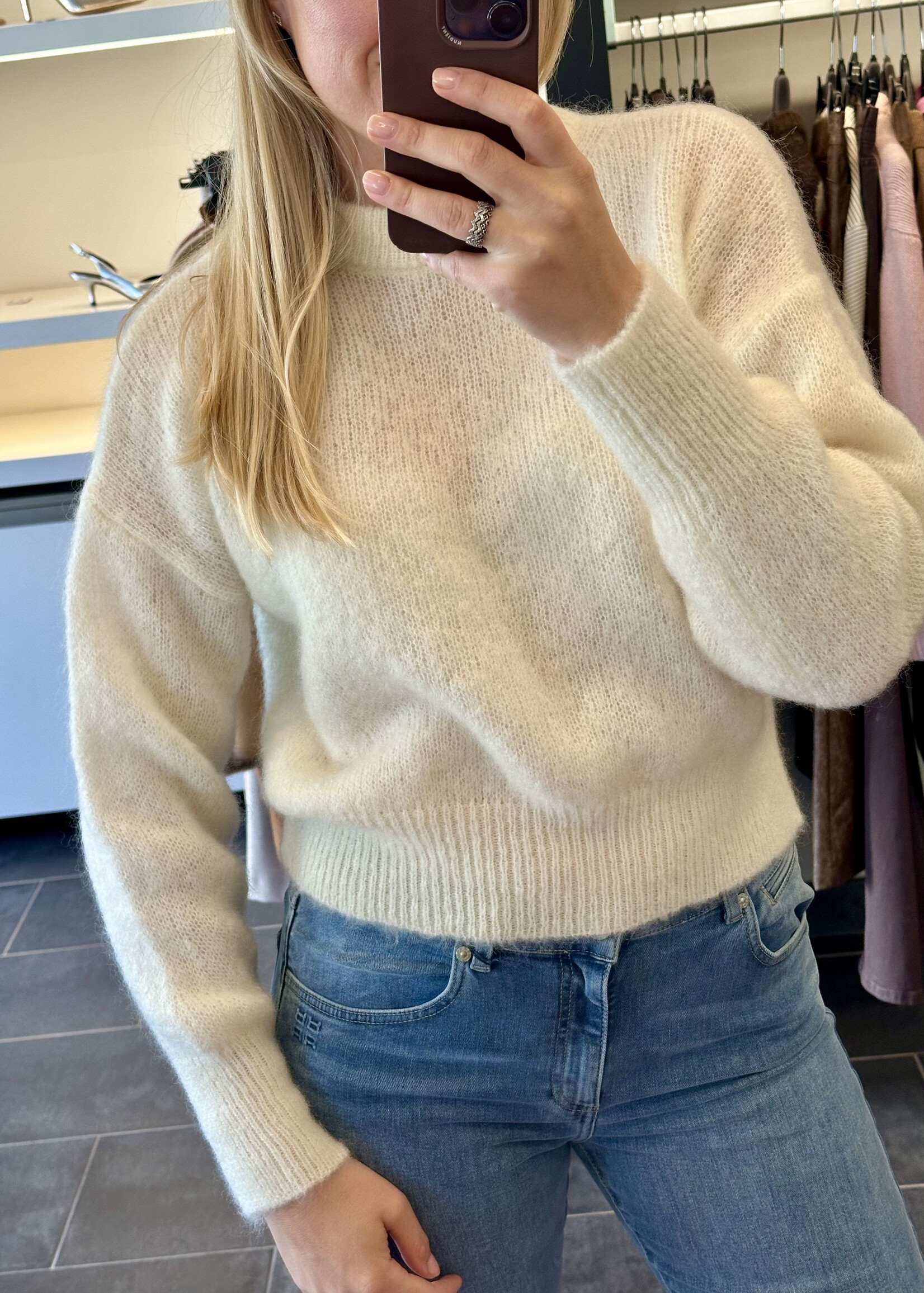 Coco Pullover Crewneck White