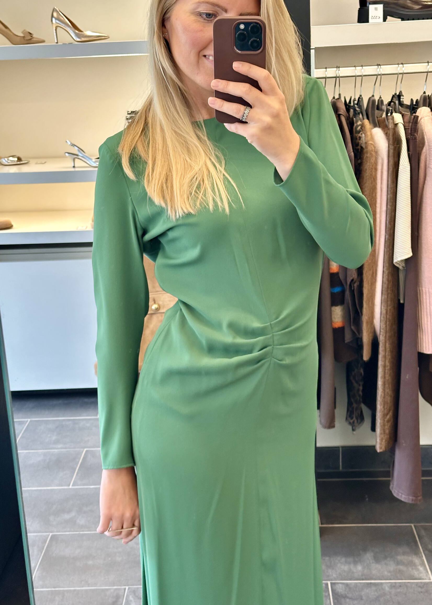 Dress Mandy Charming Basil Green